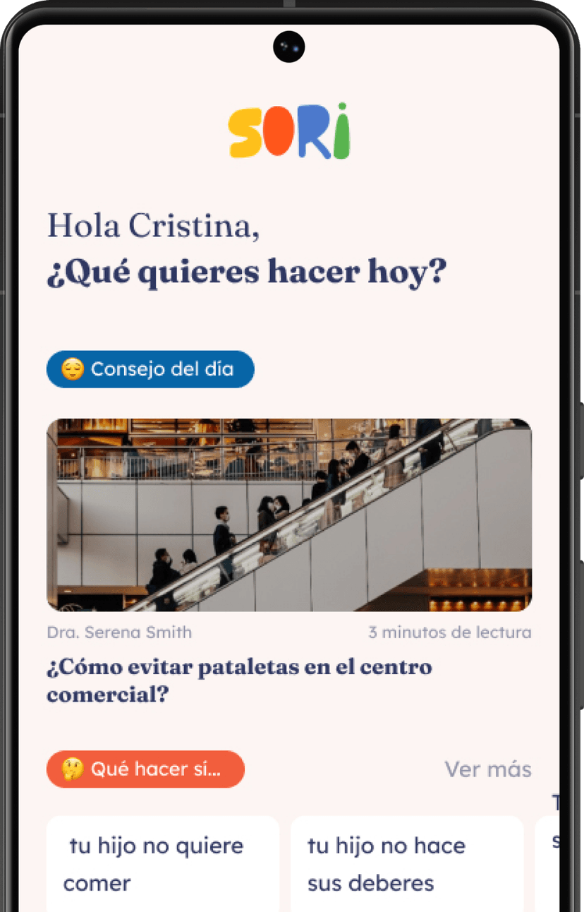 Screenshot de la App