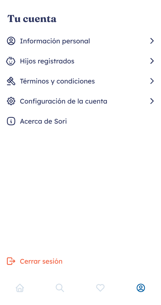 Paso 1: Ir a Perfil/Configuración